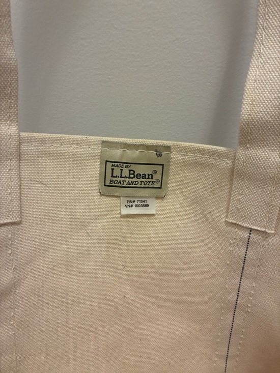L.L. Bean Lobster Canvas Tote Rare/Retired - Picture 2 of 4